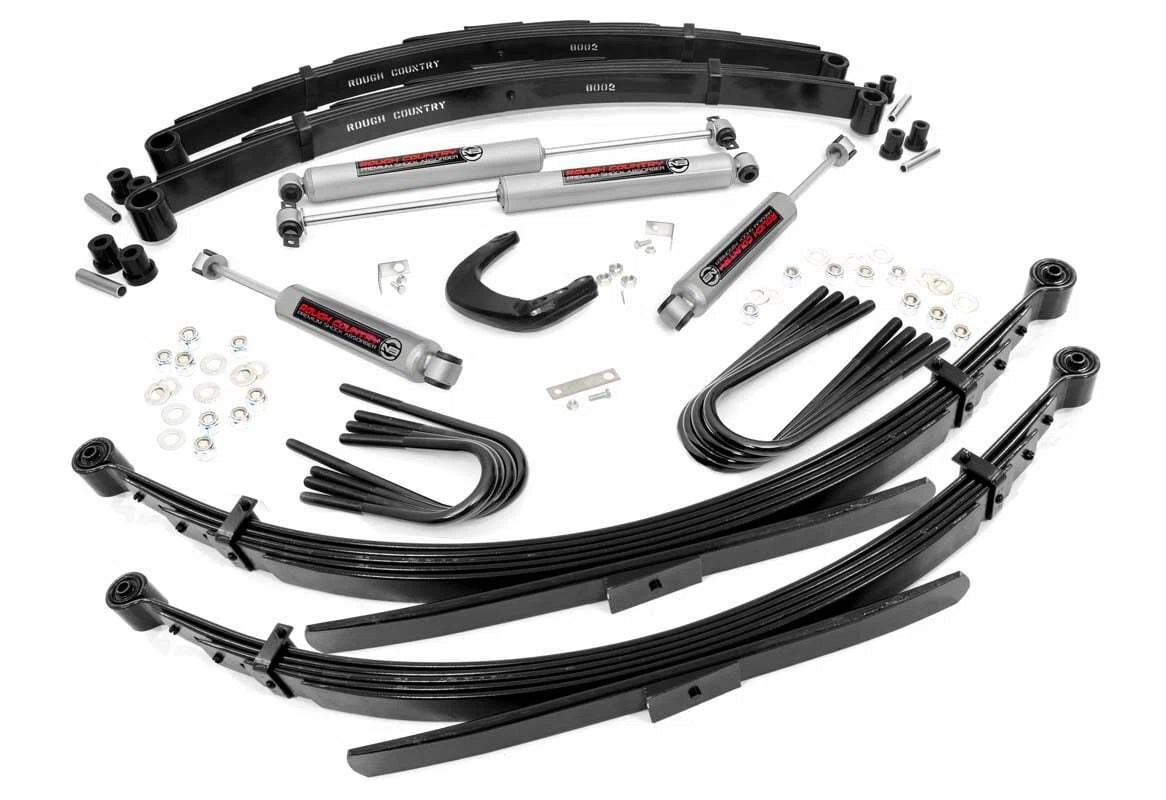 Fits Chevy 3_4-Ton Suburban_C25_K25 Truck(73-76) 4_ Lift 52_ Rear Springs 19630